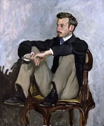 Porträtt av Auguste Renoir (1841-1919), 1867